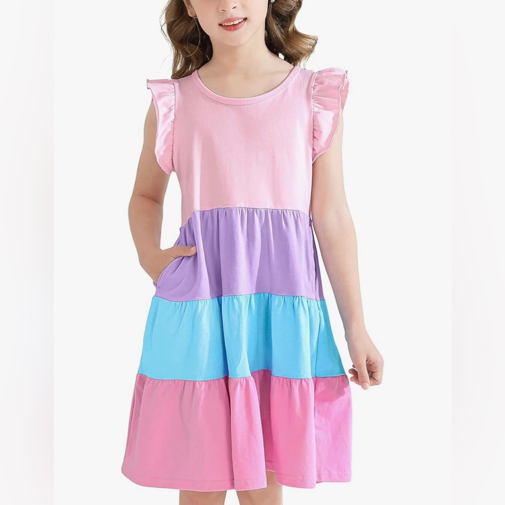 GIRLS PASTEL DRESS